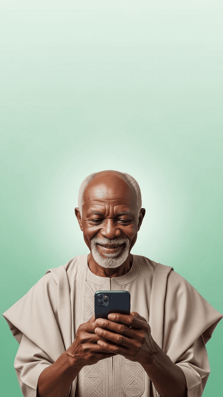 Member using Ifekorede CICU mobile app